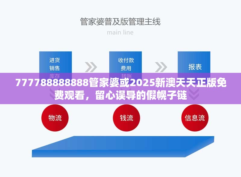 777788888888管家婆或2025新澳天天正版免费观看，留心误导的假幌子链